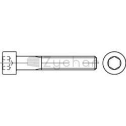 Śruba z łbem walcowym M8x30 DIN 912 - 485912 08X030 08V-347700076