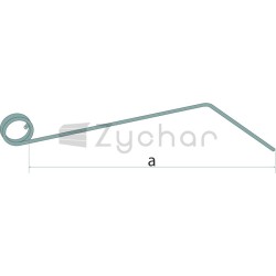 Zęby zagarniające, O 7 mm, PU 100 - 501990397-347701895