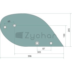 Odkładnica przedpłużka - 56017 3470654-347704726