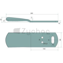 Listwa odkładnicy - 56017 3476000 SET-347705410
