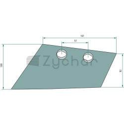 Lemiesz przedpłużka - 56037 19114-347705016