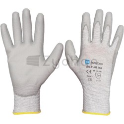 Rękawice poliamidowe z włóknem węglowym - 64811NPU08ES-10-347712395