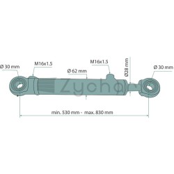 Siłownik hydrauliczny - 656882769091-347714343