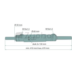 Siłownik hydrauliczny - 65689276909-347714281