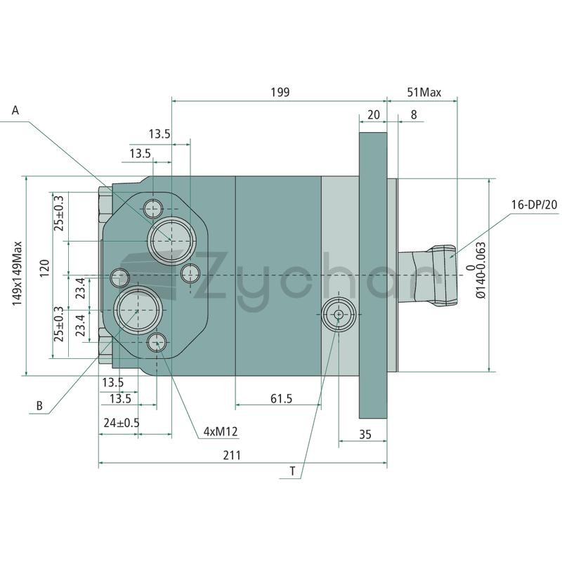 Silnik hydrauliczny - 667SMV630-347709913