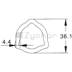 Łącznik wałka odbioru mocy - 6797027001150-347714694