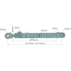Siłownik hydrauliczny - 679CJ28045400-347715082