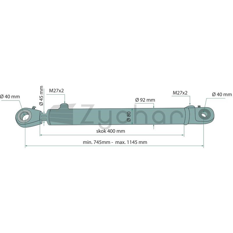 Siłownik hydrauliczny - 679CJ28045400-347715082
