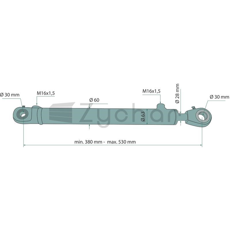 Siłownik hydrauliczny - 679CJ2F5028150-347708197