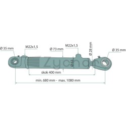 Siłownik hydrauliczny - 679CJ2F6336400-347708202