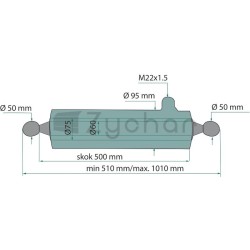 Siłownik hydrauliczny - 699S1691660250-347716444