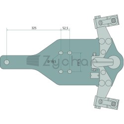 Płyta nośna z ZWL po obu stronach - 770KBA8304ZWL50-347718232