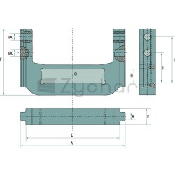 Podpora dyszla - 770ZP4305W-347718649