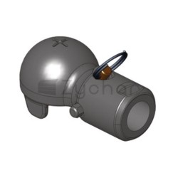 Ucho zaczepu K50 M30x3 z blokadą śrub. - 777006620203-347718138