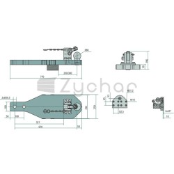 Płyta nośna K80® Claas Axion 810, 830, 8 - 777009604471A29-347718616