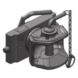 Zaczep obrotowy ręczny W245 CBM - 77703245501-347729419