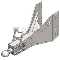 Notentriegelung m. Deichsel Kuhn LSB - 77740744080-SET-347717776