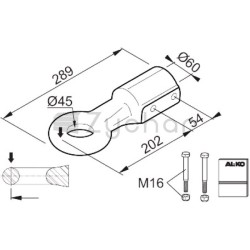 Ucho zaczepu, wersja włoska I45/F - 8141224108-347745585