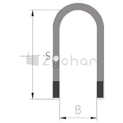 Zacisk sprężynowy 74X14X130 F.2 - 8180100760-347747010