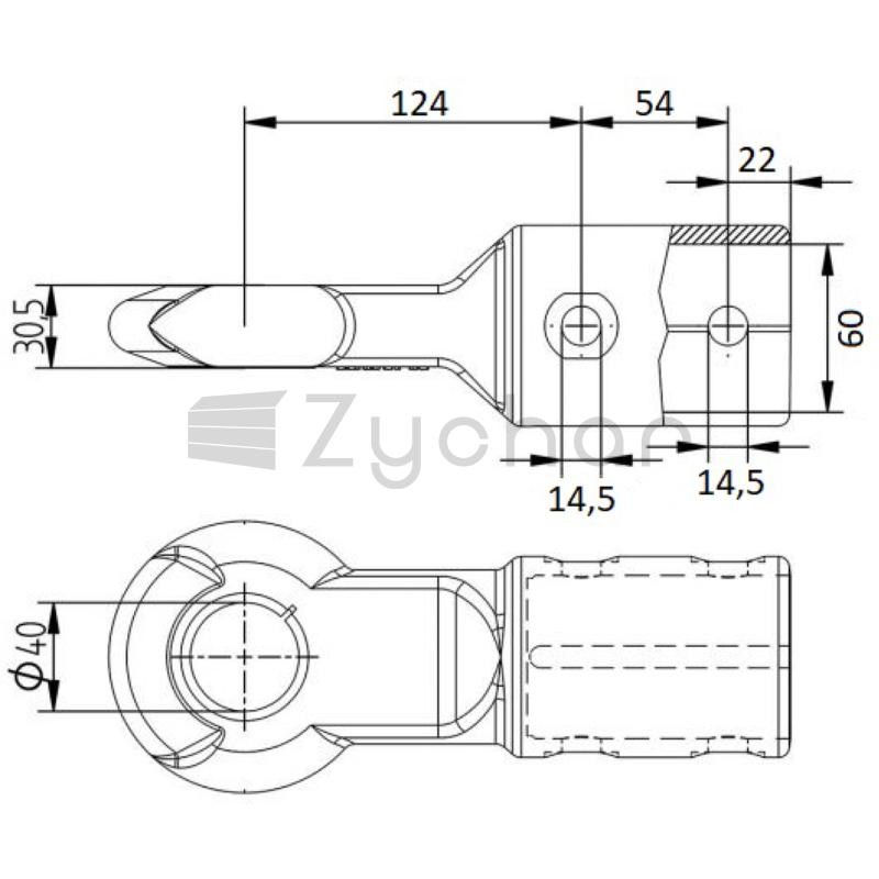 Ucho zaczepu DIN - 82398762093-347745446