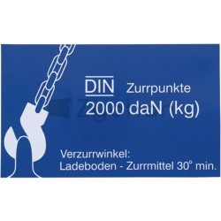 Naklejka na punkt mocowania - 8390300053-347746223