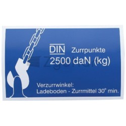 Naklejka na punkt mocowania - 8390300054-347746224
