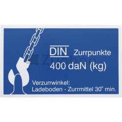 Naklejka na punkt mocowania - 8390300055-347746225
