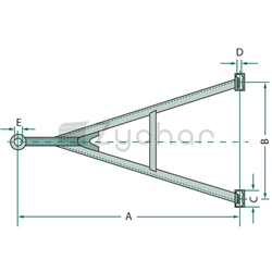 Zuggabel 18t 2000x900x70x24 - 218YD20009001100-347735036