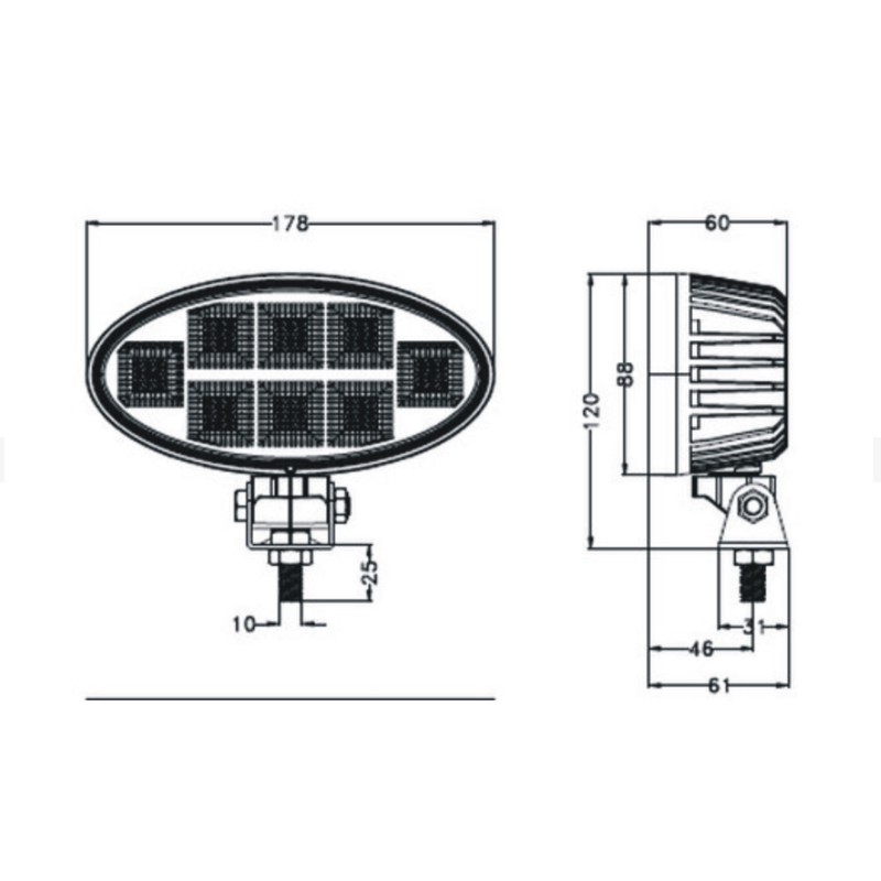 copy of Panel roboczy 40 LED 120W