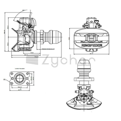 Zaczep do przyczepy RF50 A INT - 11037050-347750260