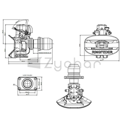 Zaczep do przyczepy RF50-GX A - 11040419-347750184