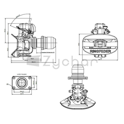 Zaczep do przyczepy RF50-G5 A - 11047716-347750286