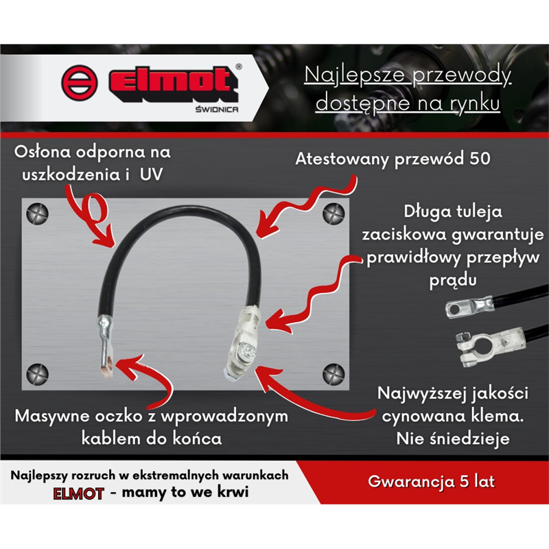 Przewód łącznik akumulatorów Ursus C-330, C-330M ELMOT PREMIUM LINE-347502666