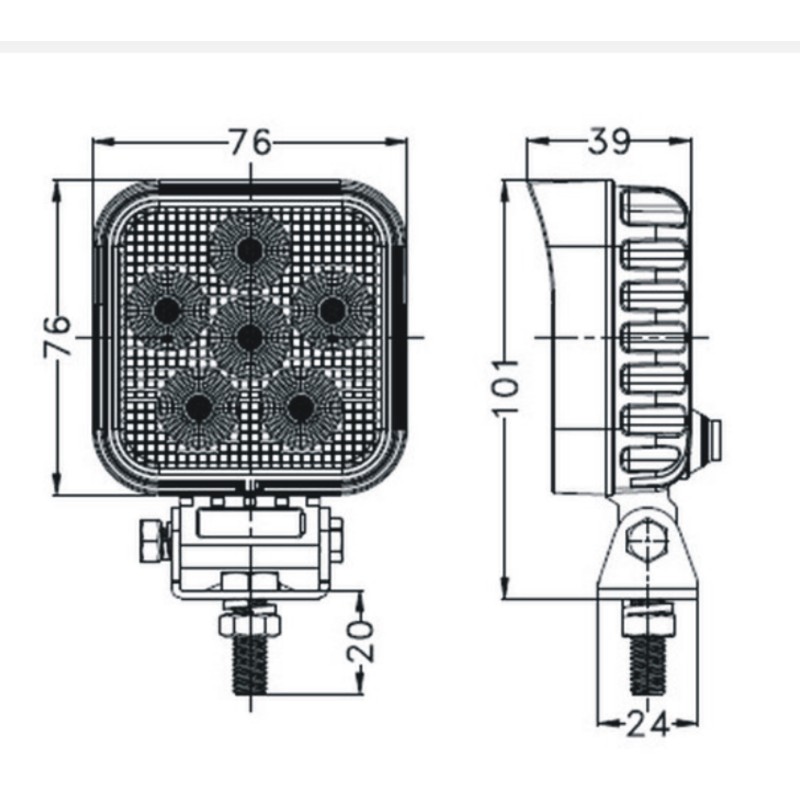 copy of Panel roboczy 40 LED 120W