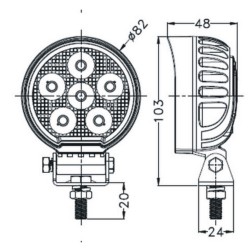 copy of Panel roboczy 40 LED 120W
