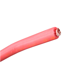 Kabel przewód rozruchowy spawalniczy, akumulatora 1x50 gumowany - elastyczny czerwony Premium ELMOT (pakowany po 100 mb) sprzeda