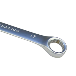 Klucz płasko oczkowy 17mm CR-V satynowy-347484729