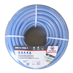 Wąż techniczny zbrojony PVC 12.5X3 20bar (opryskiwacz) transparentny PZL - HYDRAL (sprzedawane po 50m)-347508256