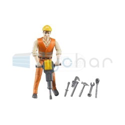 Figurka robotnika z akcesoriami BR-60020
