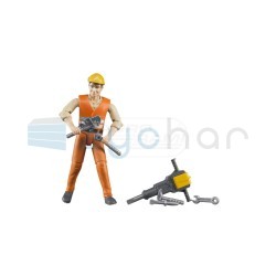 Figurka robotnika z akcesoriami BR-60020