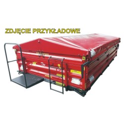 Complete upper structure for the D-732 trailer with a tarpaulin