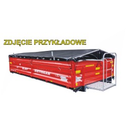 Complete upper structure for the D-47 trailer with a tarpaulin