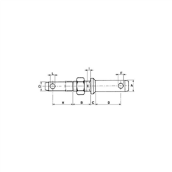 Sworzeń do wkręcenia, dwustronny 22X28 M27-347607385