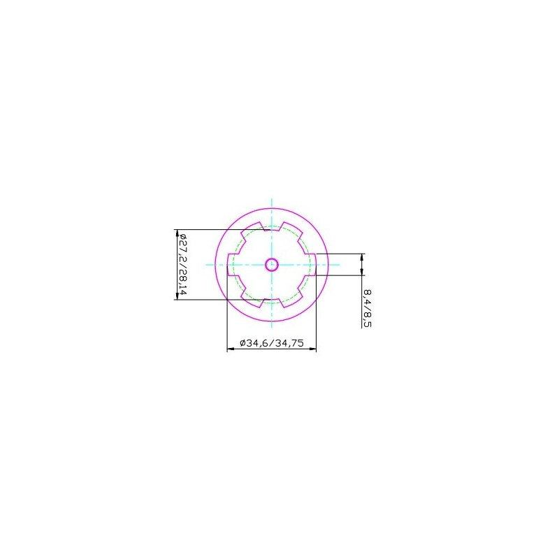 Adapter 30mm  1 3/8-6-347611590