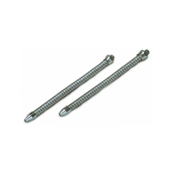 Elastyczny metalowy wężyk z końcówką do olejarki-347615221