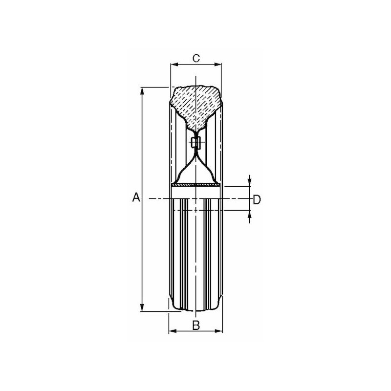 Koło stalowe ogumione 260x50 mm-347606311