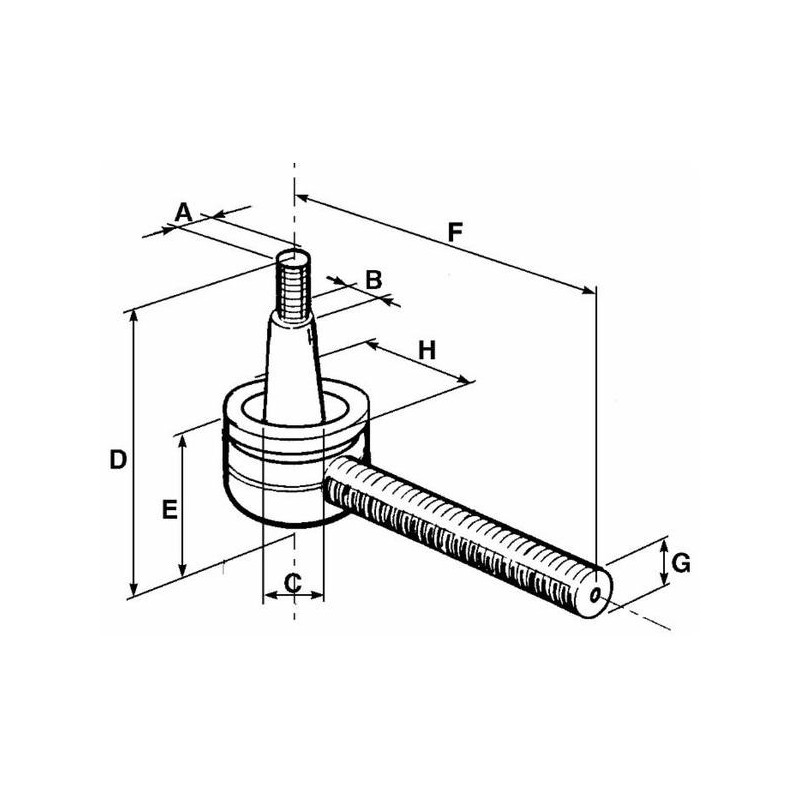Przegub kulowy 13/16x16 prawy-347613689