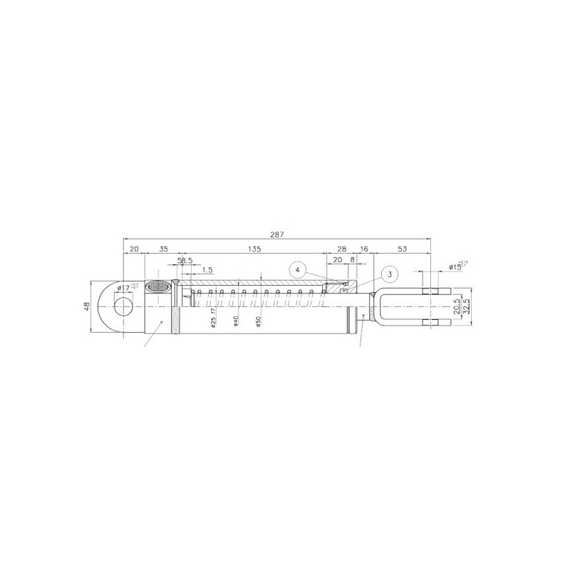 Siłownik hamulcowy jednostronnego działania-347612366