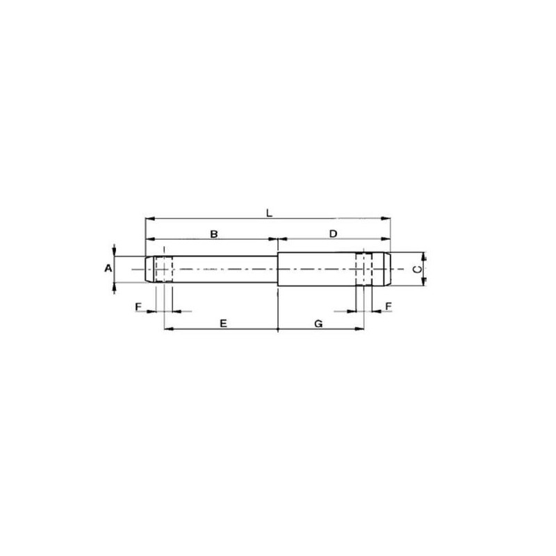 Sworzeń dwustopniowy 22/28 x 190mm-347607658
