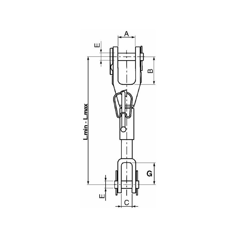 Wieszak belki  L500-600, AML1970-347614423
